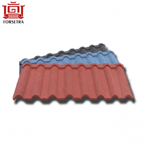 Stone Coated Metal Roof Shingles Factory –  Milano Stone Coated Noise Reduction 50 Years Warranty Metal Roof Tile in Nigeria – Forsetra