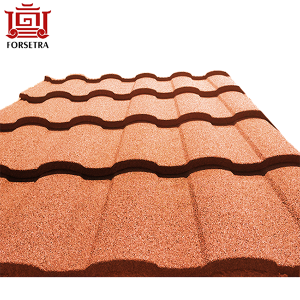 Nigeria Kenya Tanzania Nature Color Sand Stone Coated Metal Roof Tiles