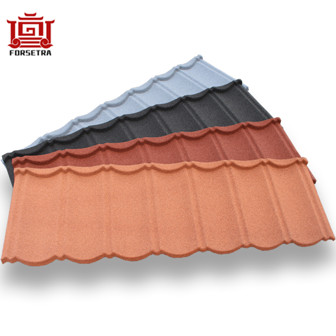 All Types of Light Weighty Eco Systems Weather Friendly 50 Years Warranty Stone Coated Roofing Sheet Featured Image