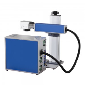SPLIT FIBER Laser MARKING Machine BLUE