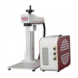 Machine de marquage laser à fibre fendue rouge