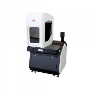 Closed Cabinet fiber laser marking machine