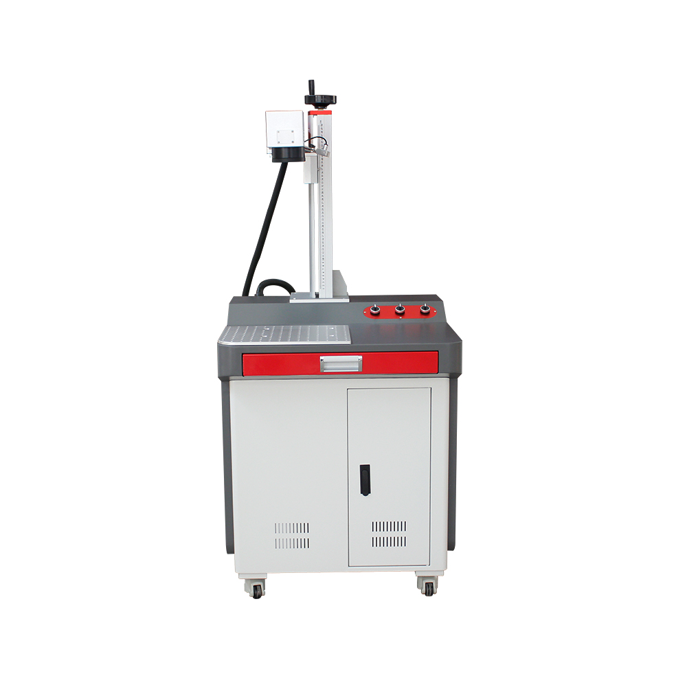 Red Cabinet fiber laser marking machine រូបភាពពិសេស
