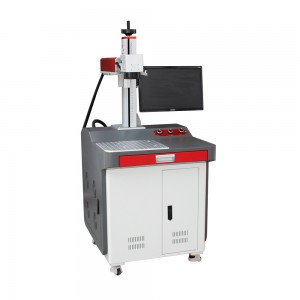 Machine de marquage laser à fibre d'armoire rouge