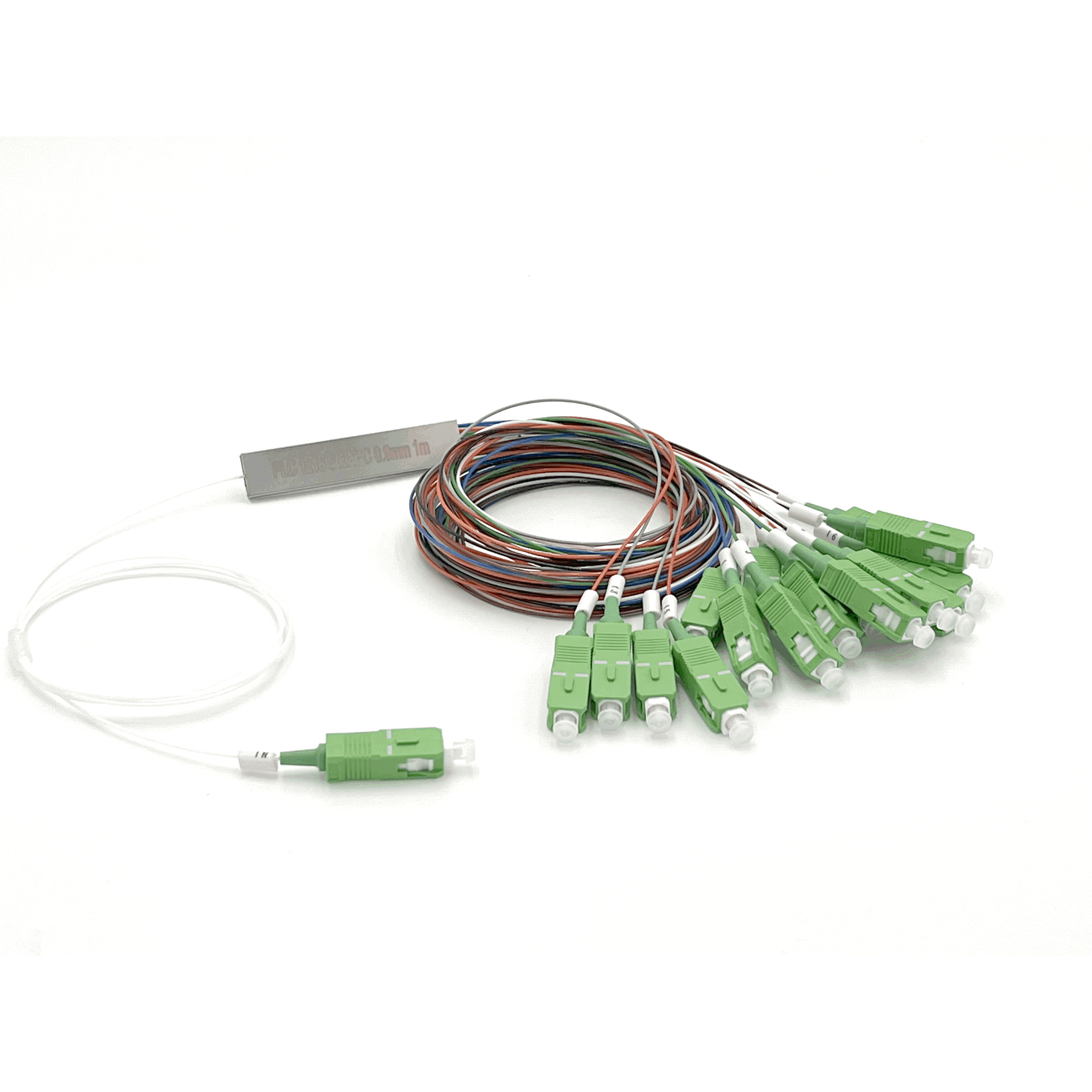 1×16 ಮಿನಿ ಟೈಪ್ PLC ಸ್ಪ್ಲಿಟರ್ SC/APC