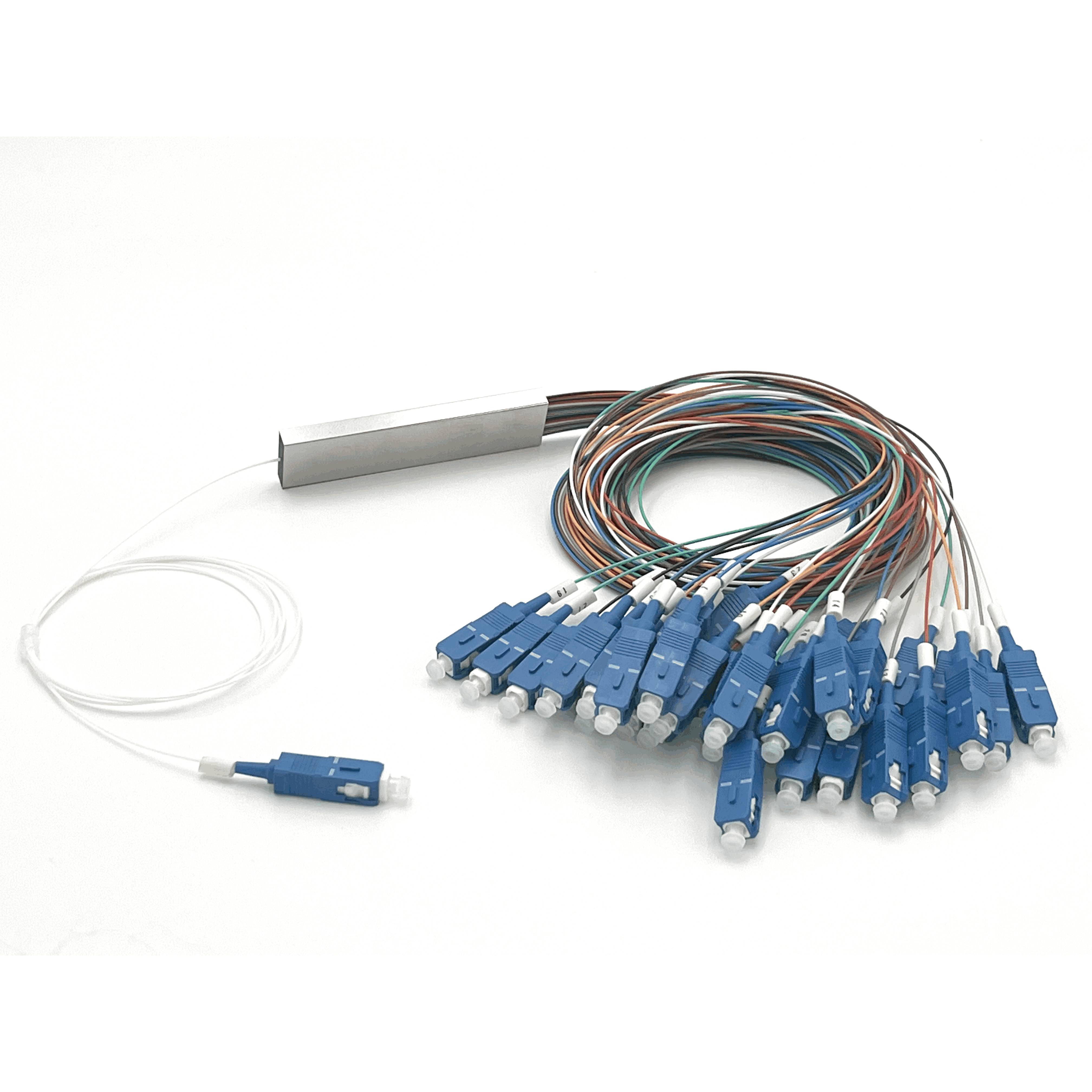 1×32 ಮಿನಿ ಟೈಪ್ PLC ಸ್ಪ್ಲಿಟರ್ SC/UPC