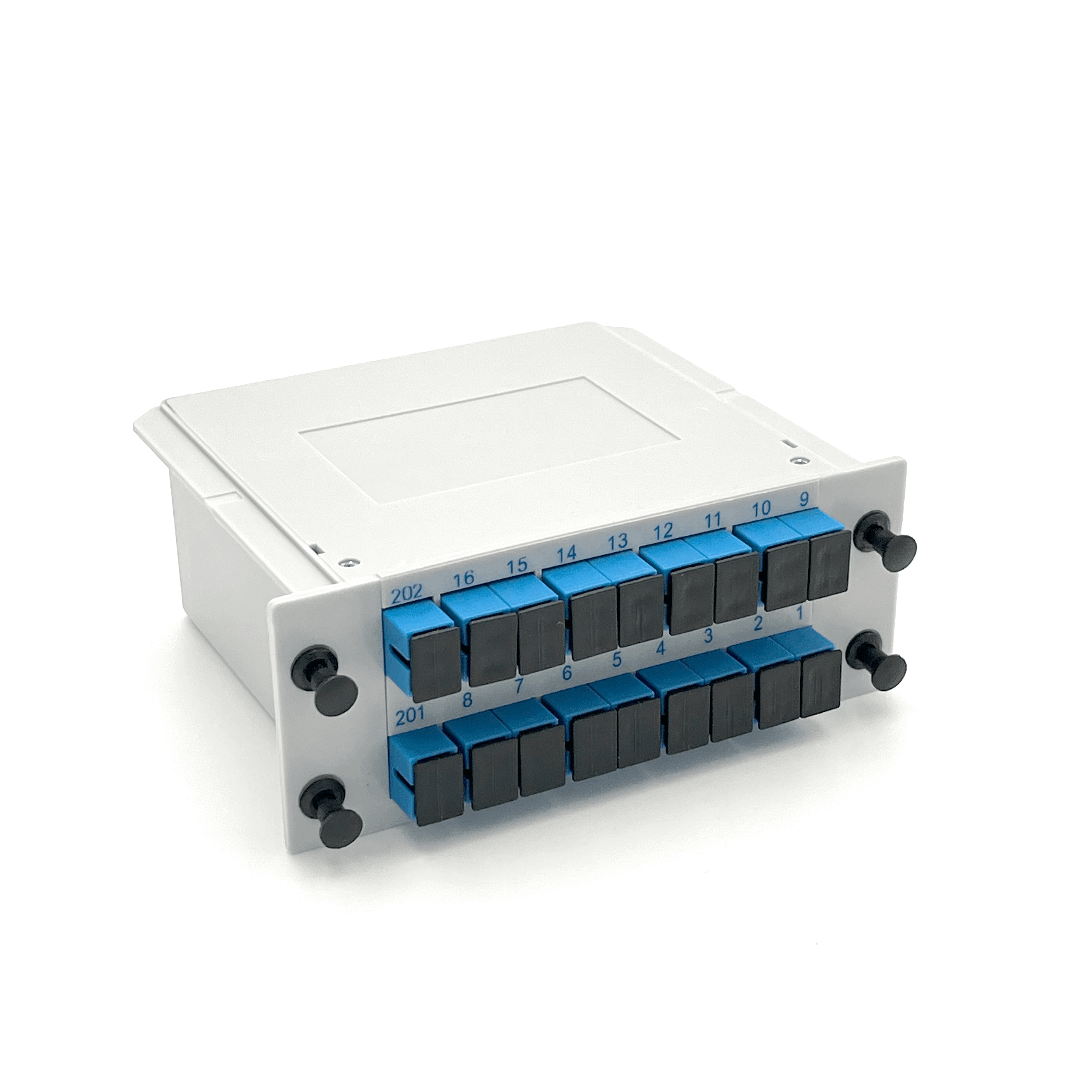 2×16 കാസറ്റ് തരം PLC സ്പ്ലിറ്റർ SC/UPC