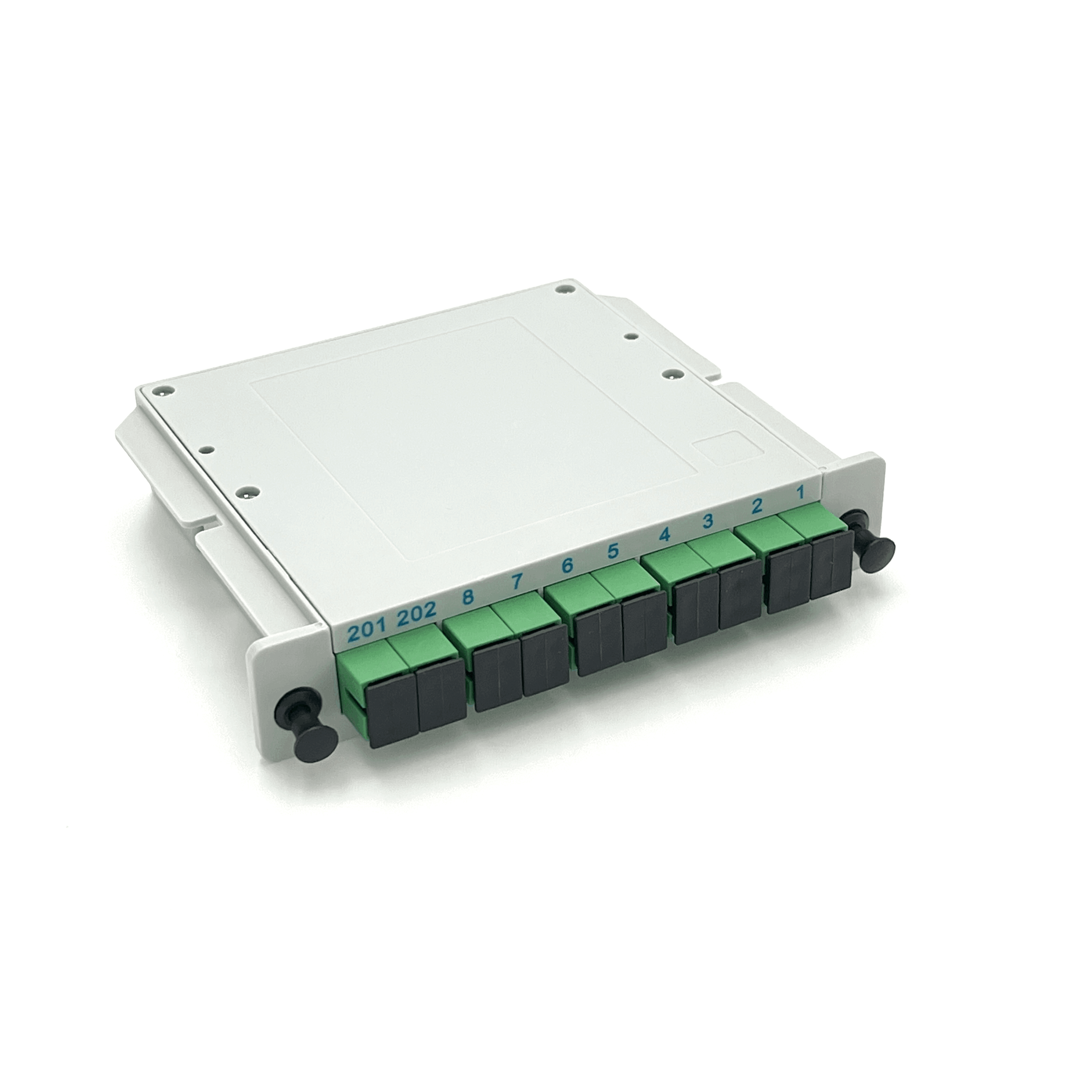 2×8 ប្រអប់លេខ PLC SPLITTER SC/APC