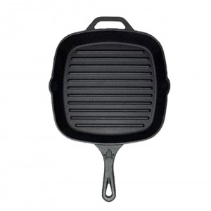 China Discount Vintage Cast Iron Grill Manufacturers Suppliers –  Pre-Seasoned Cast Iron Grill Pan, Square  – Chang An