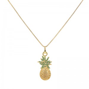One of Hottest for Gold Cuban Link Chain - FOXI gold pendant pineapple pendant iced out pendant – Foxi