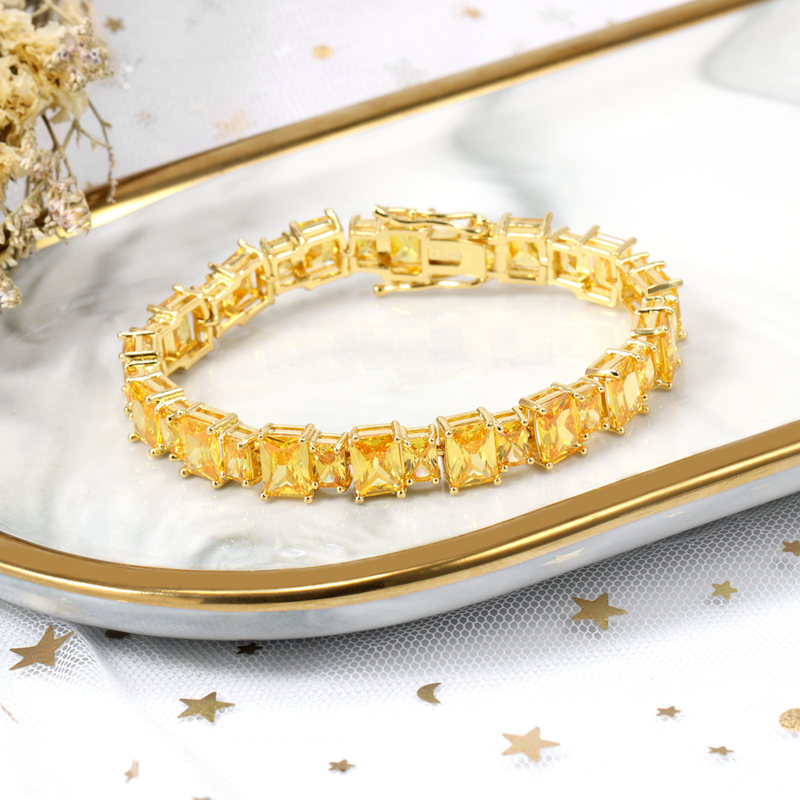 Foxi 2021 New designs Diamond Jewelry gold chain bracelet wholesale for women
