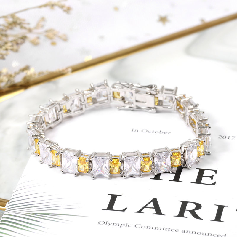 Foxi 2021 New designs Diamond Jewelry gold chain bracelet wholesale for women