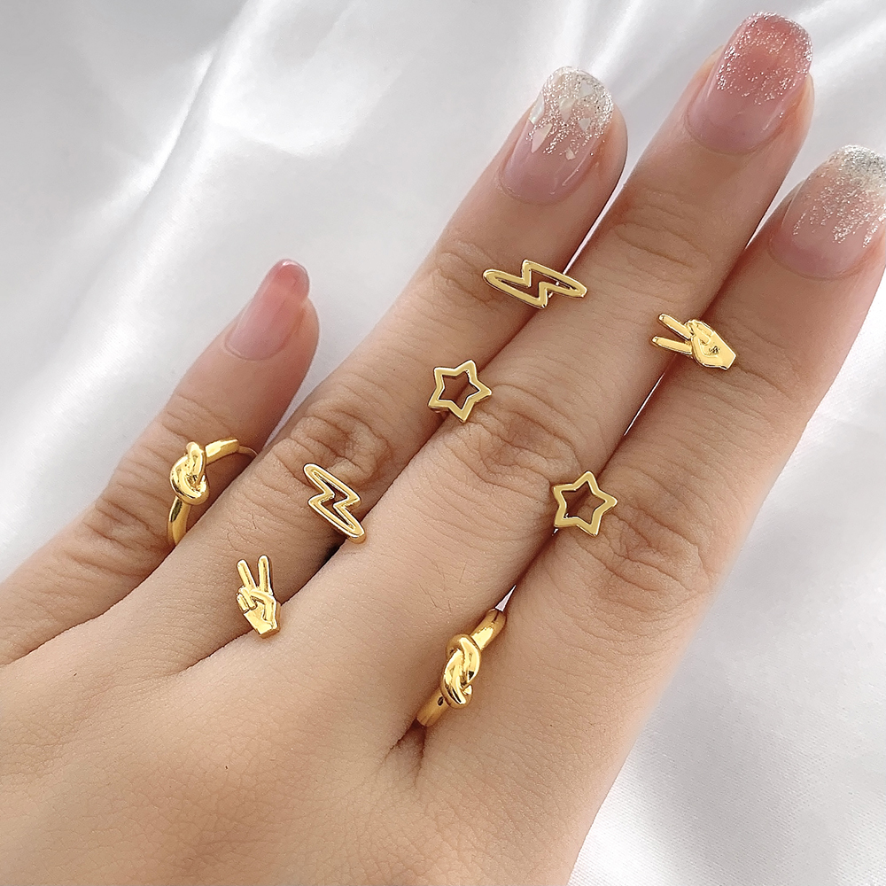 FOXI 18k gold plated earrings lightning earrings jewelry earrings women Featured Image