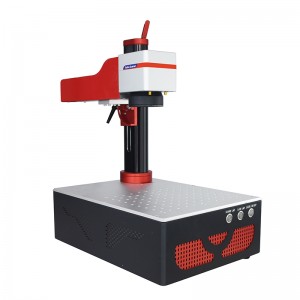 Hızlı Teslimat Lazer Gravür Işaretleyici 20 W 30 W Mini Taşınabilir Masaüstü Metal Fiber Lazer Yüzük Takı için İşaretleme Makinesi