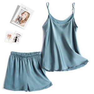 Youhottest suspender pajamas women summer thin shorts and vest two-piece suit