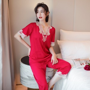 Youhottest Women Sleepwear Silk Pajamas Satin Pajamas Sets