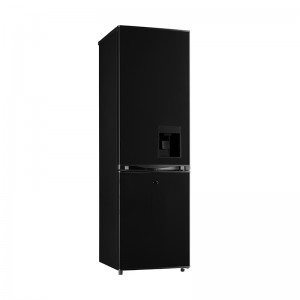 298L A+ A++ Energetski štedljivi frižider sa crnim staklenim vratima sa donjim zamrzivačem sa LED ekranom