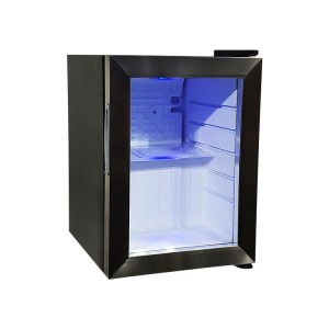50Lカウンタートップ飲料クーラーガラスドアバーミニ冷蔵庫