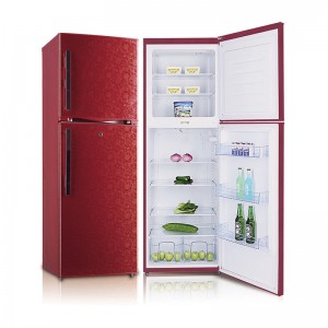 502L baixo ruído VCM flores evaporador exterior tamaño do frigorífico dobre porta á venda