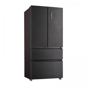 Розпродаж домашнього розкішного холодильника з французькими дверцятами 558 л з подвійним контролем температури