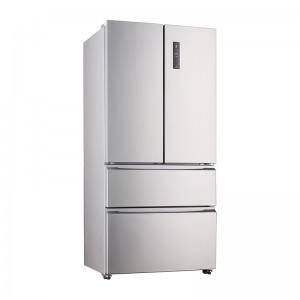 558L Doble nga Temperatura Doble nga Pagkontrol sa Balay Luho nga French Door Refrigerator Sale