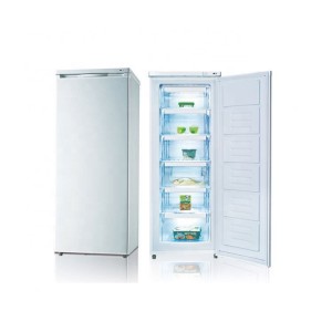 Congelatore verticale Dometic in acciaio inossidabile con porta singola da 185 litri a 4 stelle
