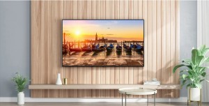 55 Inch Plastic Base Metal Frame Flat New Family Series Smart TV