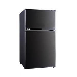 80L madala müratasemega R600a 2 uksega ülemine sügavkülmik Väike kompaktne külmik