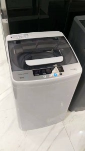 7KG kohandatud plastikust ülemine kate Täisautomaatne pealtlaetav pesumasin