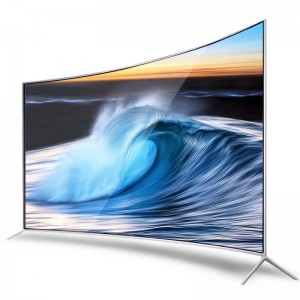 75 Inch grut skerm Ultra Thin Frame Curve 8K Smart LED TV 4K