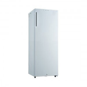 Congelatore verticale Dometic in acciaio inossidabile con porta singola da 185 litri a 4 stelle