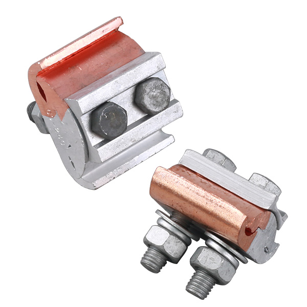 Factory Supply compression copper wire clamp yokhala ndi copper parallel groove clamp