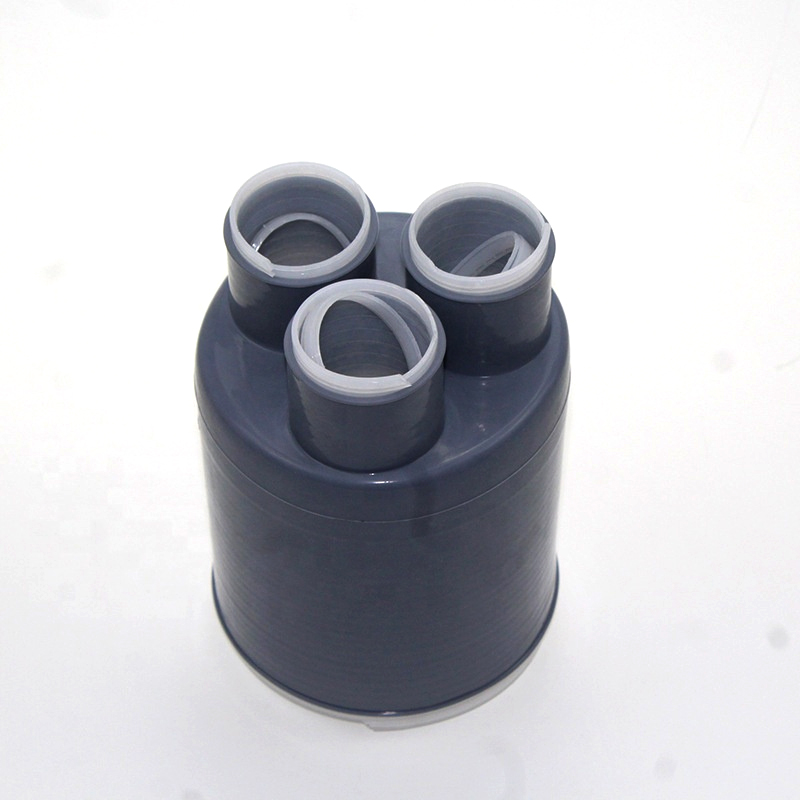 Silicone Rubber Insulation Sleeve 35KV 3 Core Outdoor Cold shrink tube printer untuk Kit Penghentian Kabel Listrik