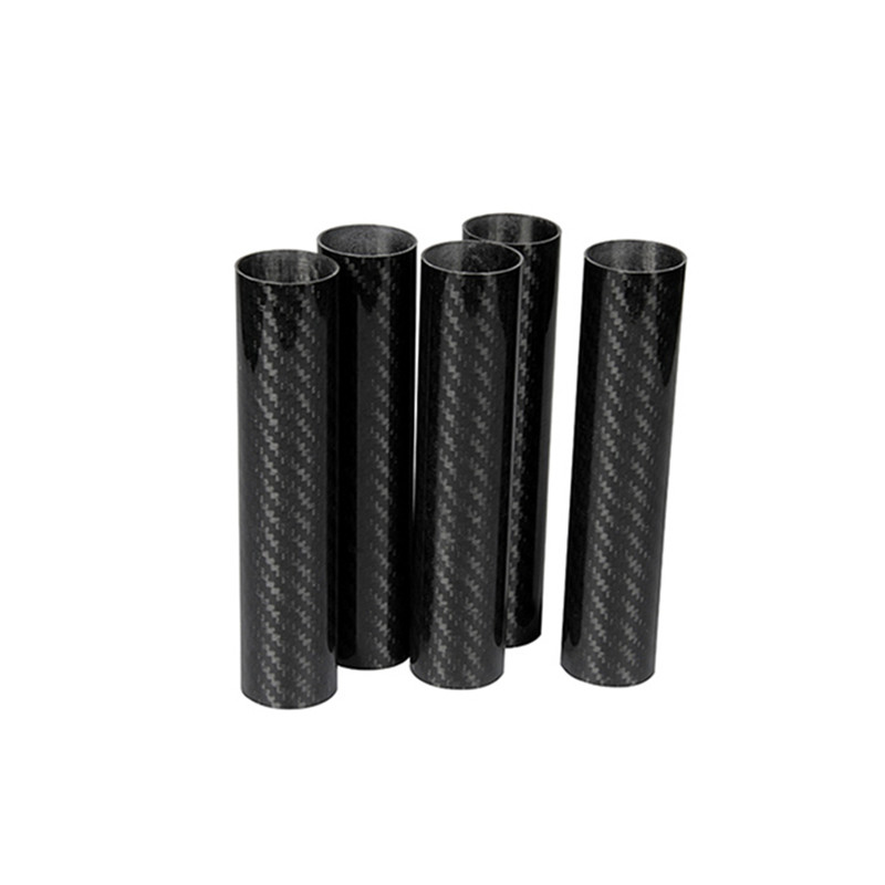 Colored Carbon fiber tube low density and light weight
