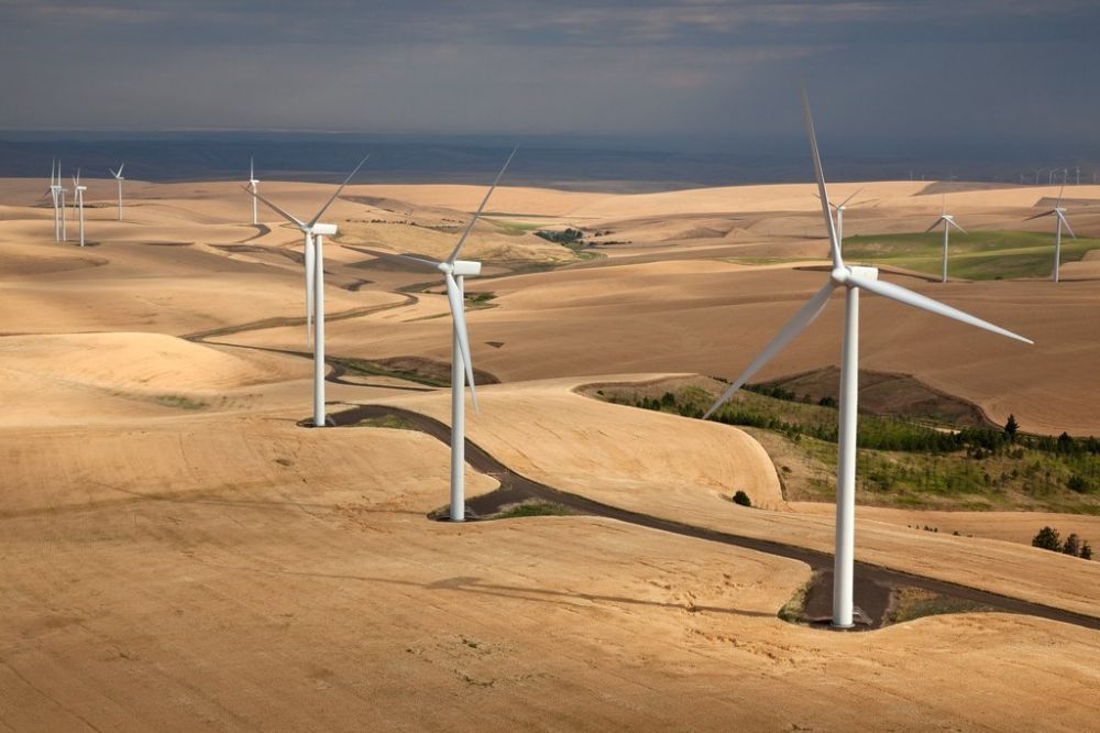 What is the current status of wind energy production in the US?