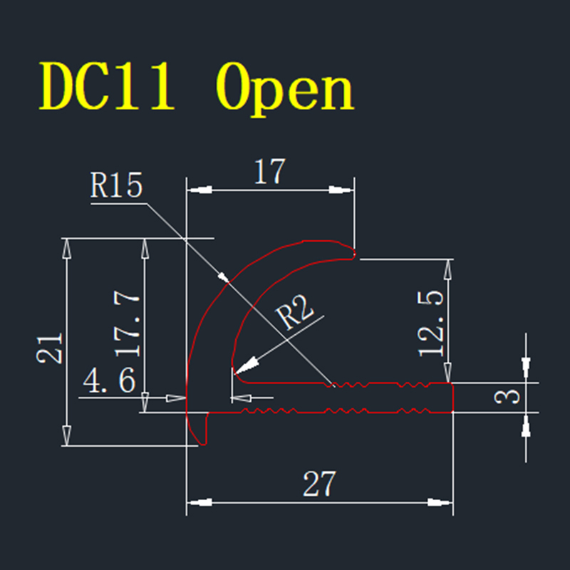 PVC Tile Trim DC11 Open Type Thermal Transfer Printing