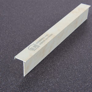 Отделка алюминиевой плитки с прямым краем L-образной формы для углового ограждения стены 019D