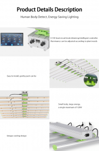 TAILAND US Stock Innendørs Plantevekstbar smartbar Samsung Vanntett dimbar Led Grow Lights
