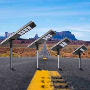 Farola solar integrada de alto nivel de protección