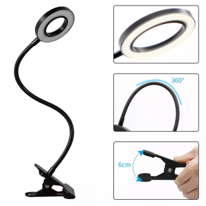 Flexible LED-Pflanzenwachstumslampe USB-Drahtschaltersteuerung LED-Klemmlampe Schreibtischleuchte