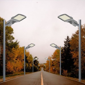 អំពូលបំភ្លឺផ្លូវខាងក្រៅ Ip66 ប្ដូរតាមបំណង Led Streetlight Parking Lot Public Area Lamp Luminaire Fixture Street Light
