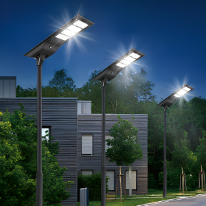 Εξοικονόμηση ενέργειας All-in One LED ηλιακό φως δρόμου