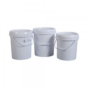 OEM Cheap Bucket Supplier –  18L 20L 23L 25L Paint glue building material plastic round buckets with lids – JIATAI
