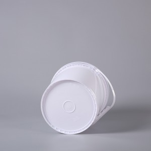 High quality lightweight 6L/10L/18L/20L Plastic Food Grade pail with lid for Sale