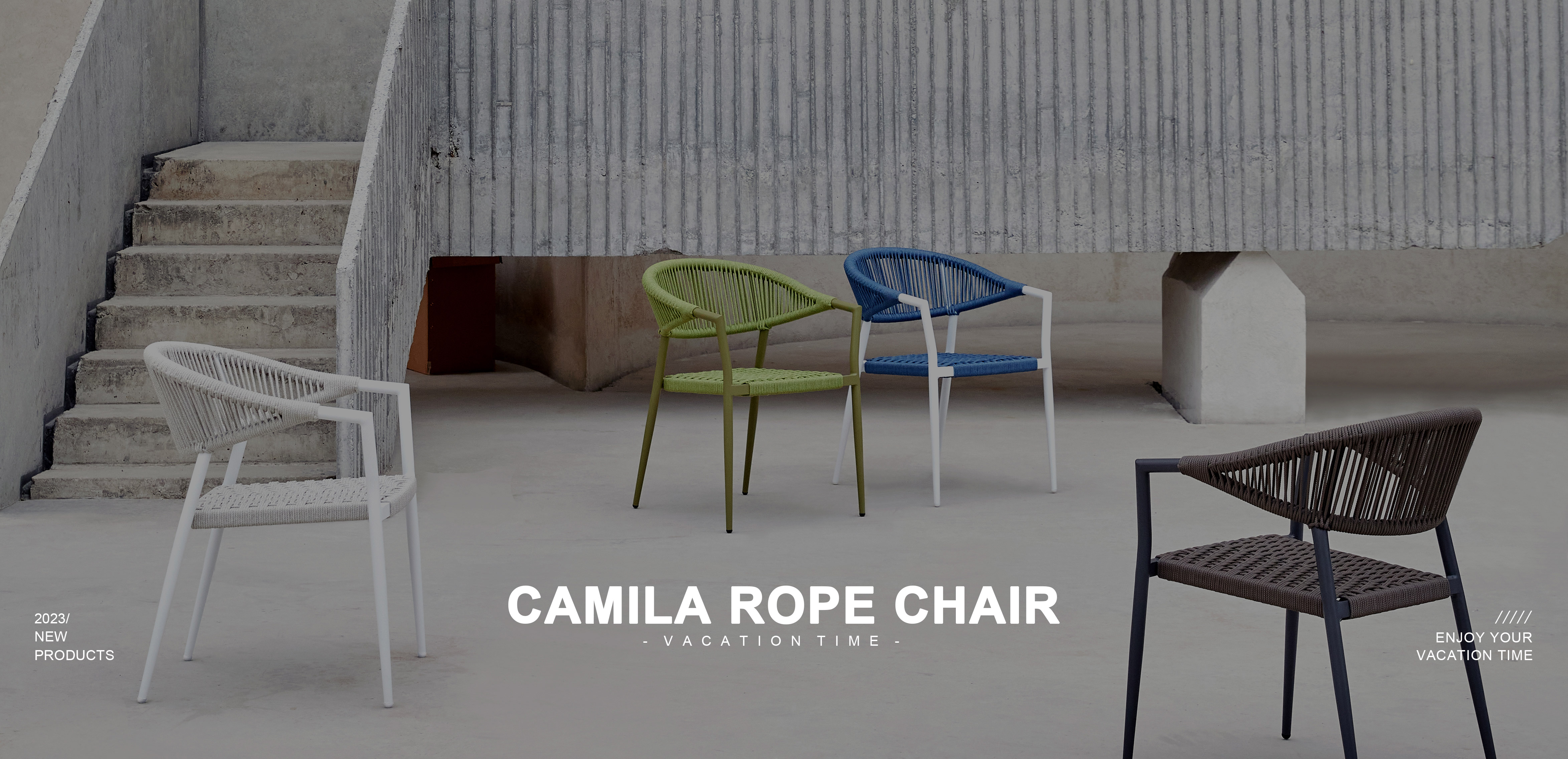 Camila-เก้าอี้เชือก