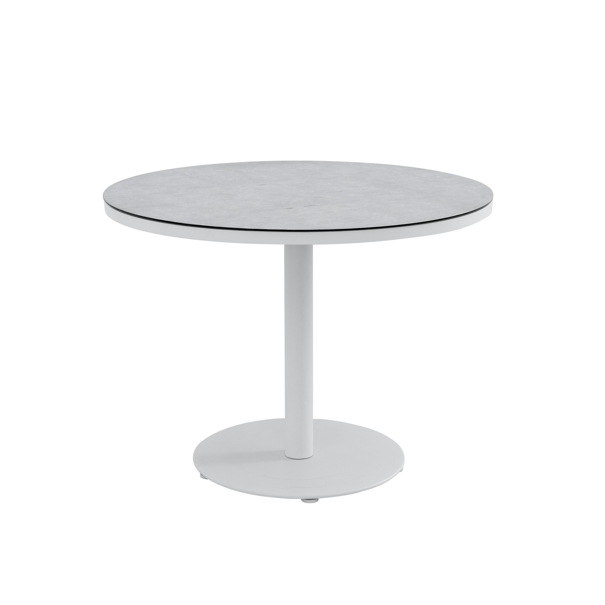 דנטה אלו.שולחן עגול (זכוכית קרמית) תמונה מוצגת