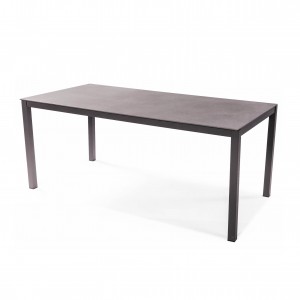 Godetevi l'alluminio.tavolo rettangolare-150 (vetro pietra)