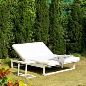 Usine faisant de luxe moderne extérieur jardin Patio hôtel complexe maison Villa meubles en rotin chaise longue chaise de plage transat