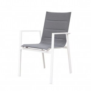 Luca textile dining chair