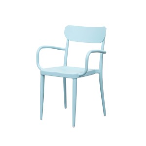 Luna alu.dining chair (Blue color)